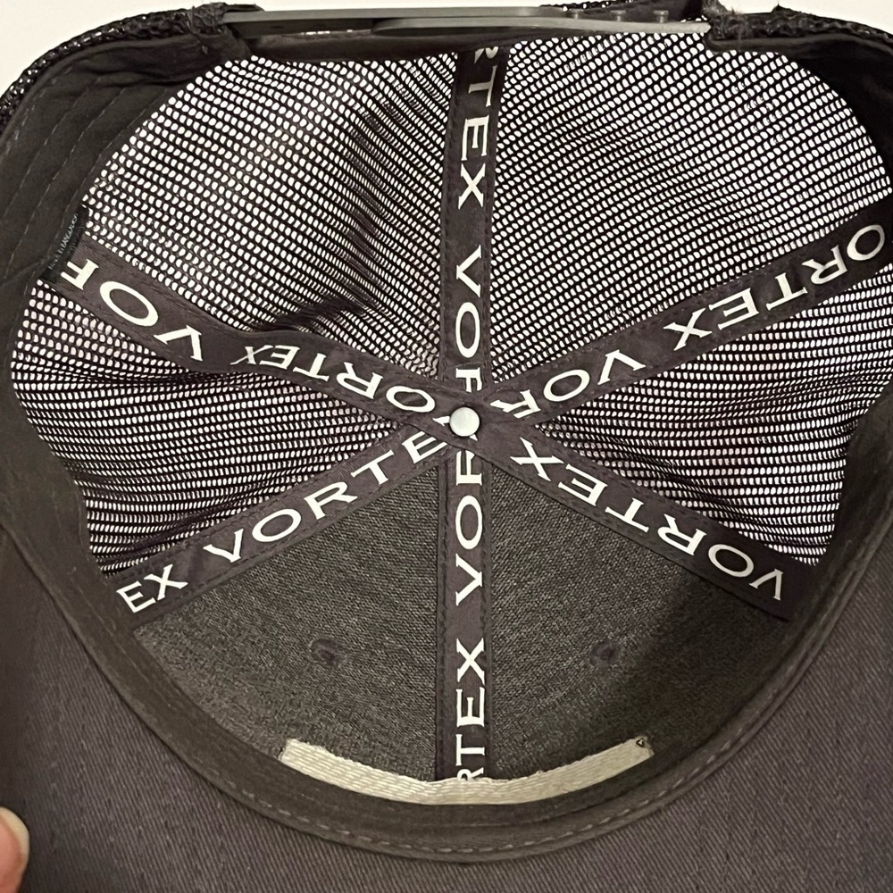 VORTEX Adult Male Red Alert Charcoal Cap - Picture 10 of 14